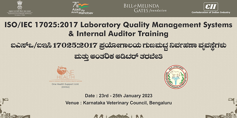 Laboratory Quality Management Systems & Internal Auditor Training for Scientists & Laboratory Technicians of Animal Disease Diagnostic Laboratories and Information Centre